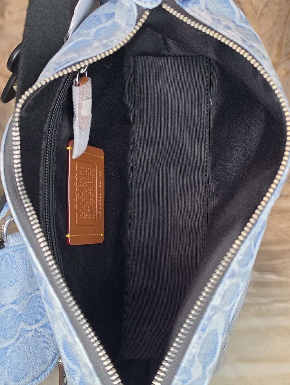 COACH FINN DENIM CROSSBODY CDY53 - Picture 9 of 13